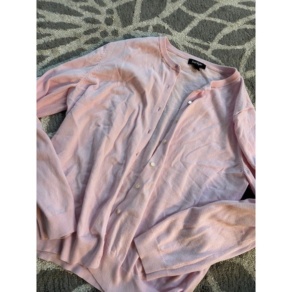 Light Pink Lord and Taylor Button Up Cardigan - Picture 1 of 4